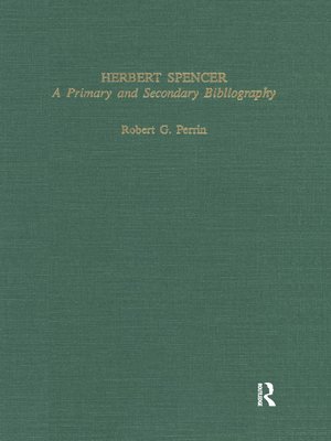 cover image of Herbert Spencer